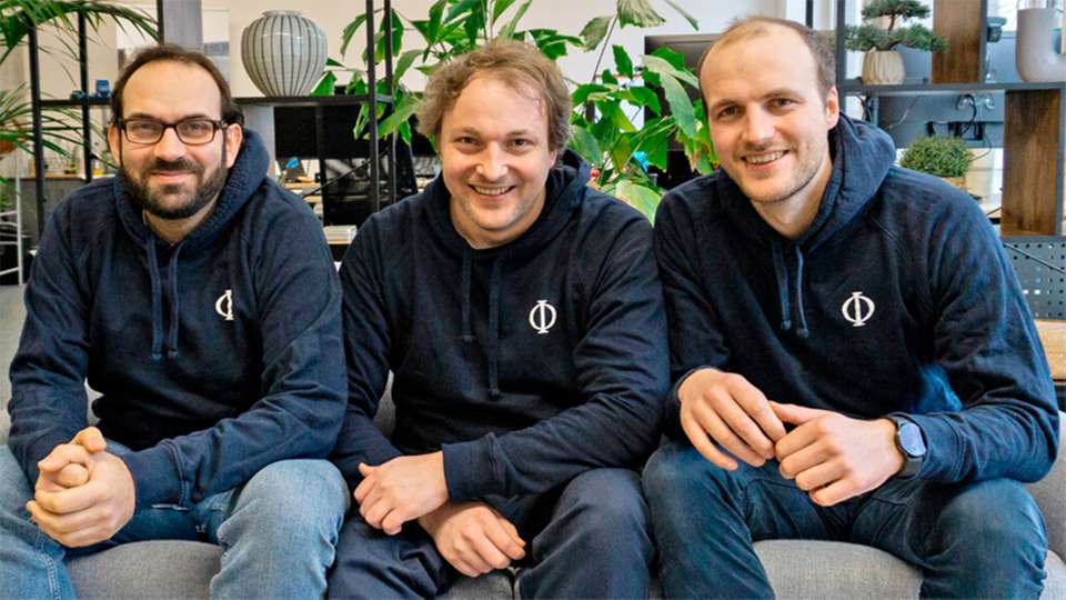 Das IO-Dynamics-Gründungsteam: Nabil Imran, Felix Kruse und Johann Olsen (v.l.).