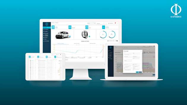 Mit der Lademanagement-Software von IO-Dynamics können Unternehmen sowohl ihre E-Flotte als auch ihren Energieverbrauch managen.